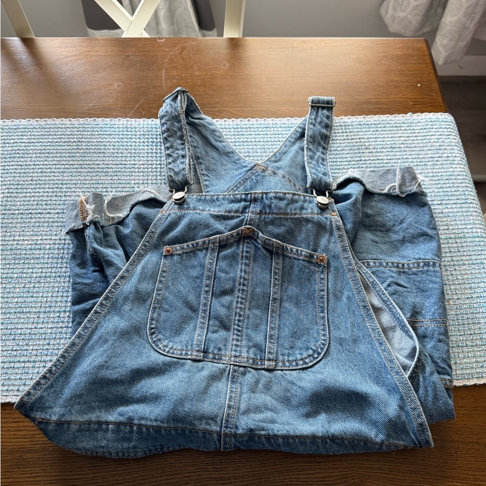Old Navy Classic Blue Denim Overalls